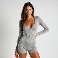 The Elegant Knit Sleek Romper